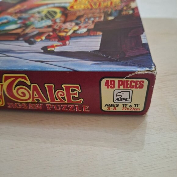 Pinocchio Fairy Tale Jigsaw Puzzle Small 49 Pieces 11 x 11 1976 Vintage Complete - Picture 9 of 11